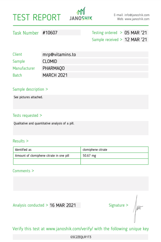 PharmaQO Clomid - Image 3