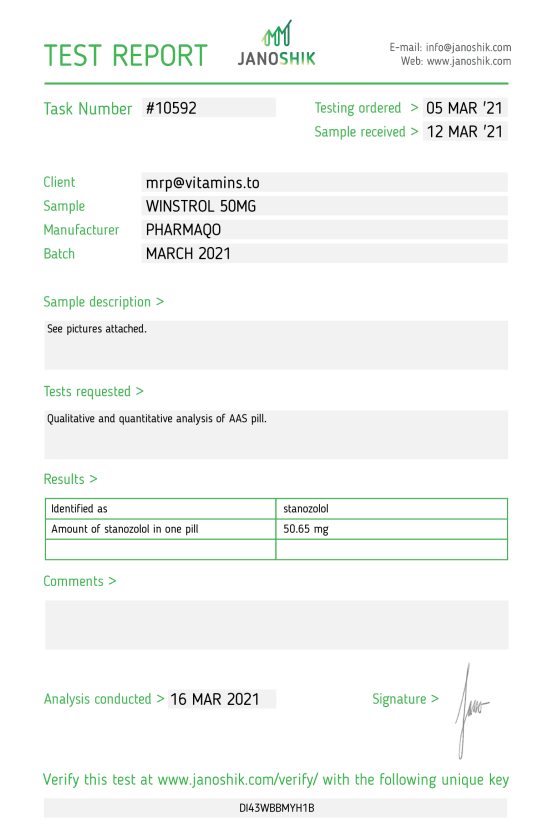 PharmaQO Winstrol 50 - Image 4