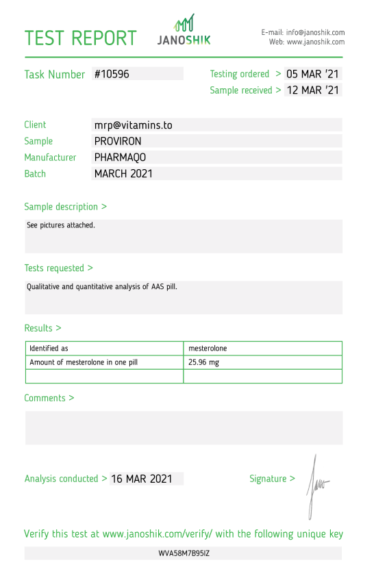 PharmaQO Proviron - Image 3
