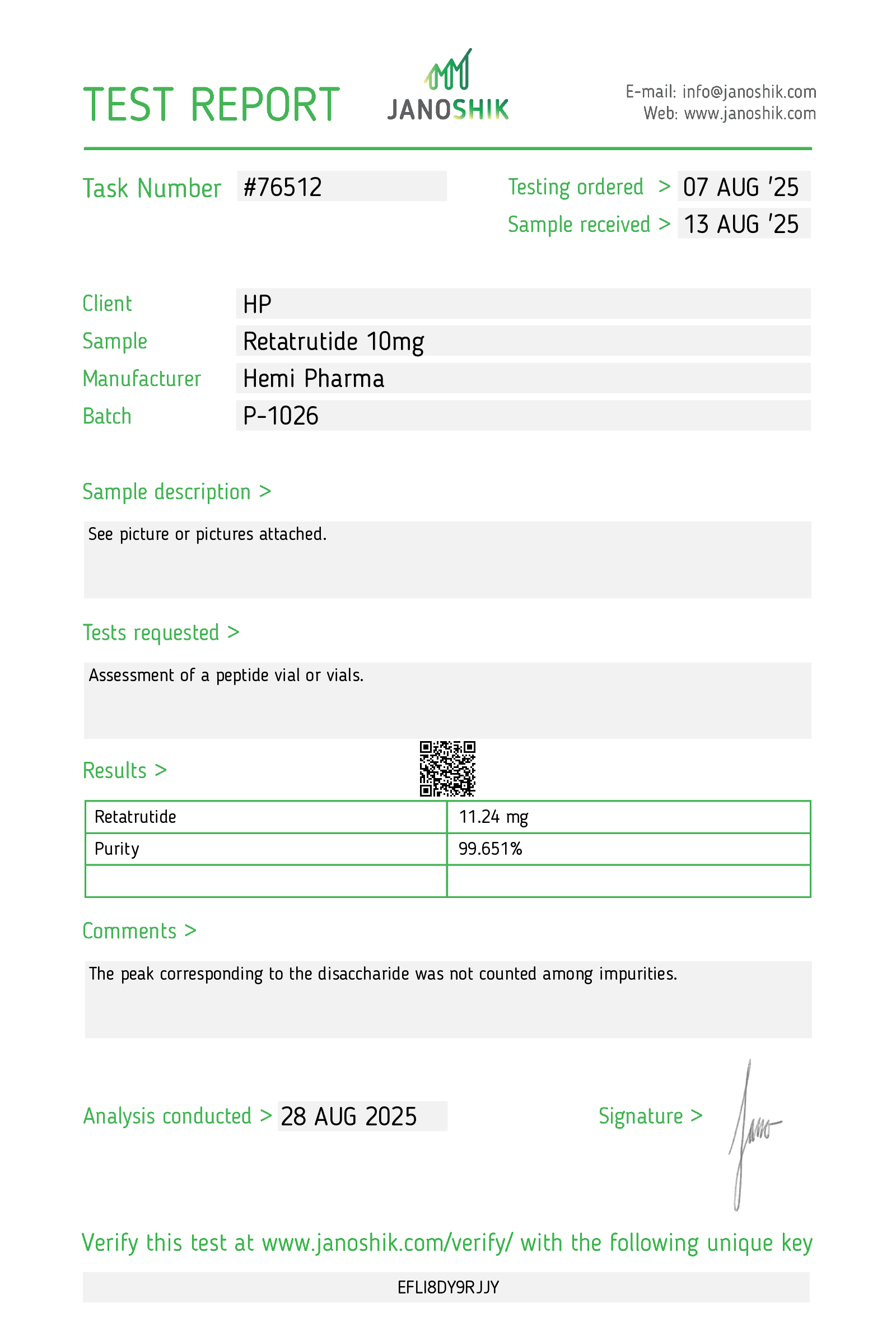 Hemi Pharma Retatrutide 10mg - Image 2